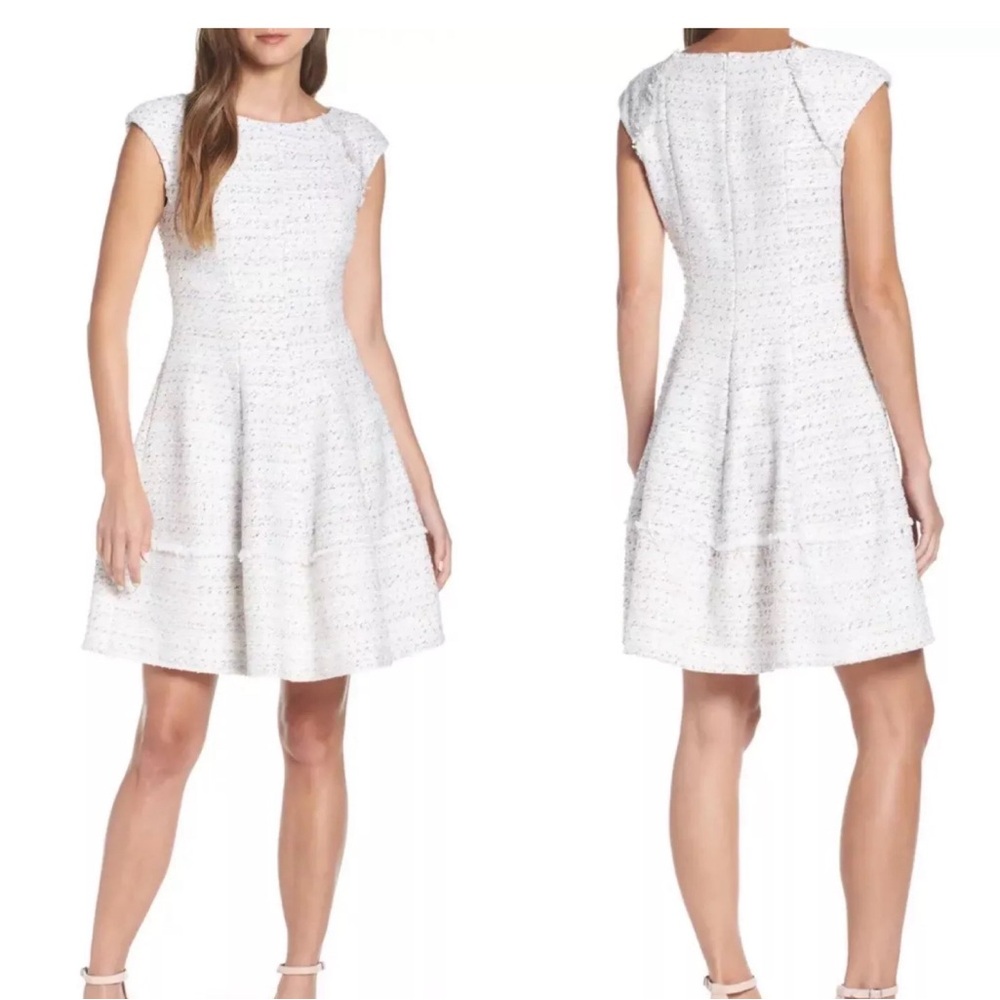 Women’s Harper Rose from Nordstrom Tweed Fit & Flare Dress Size 4